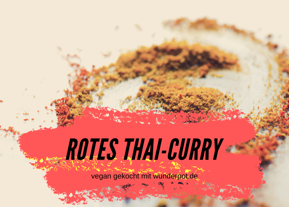 Rotes Thai-Curry mit Tofu